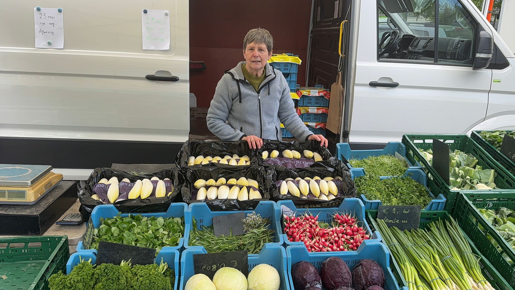 Marktkramer Foto