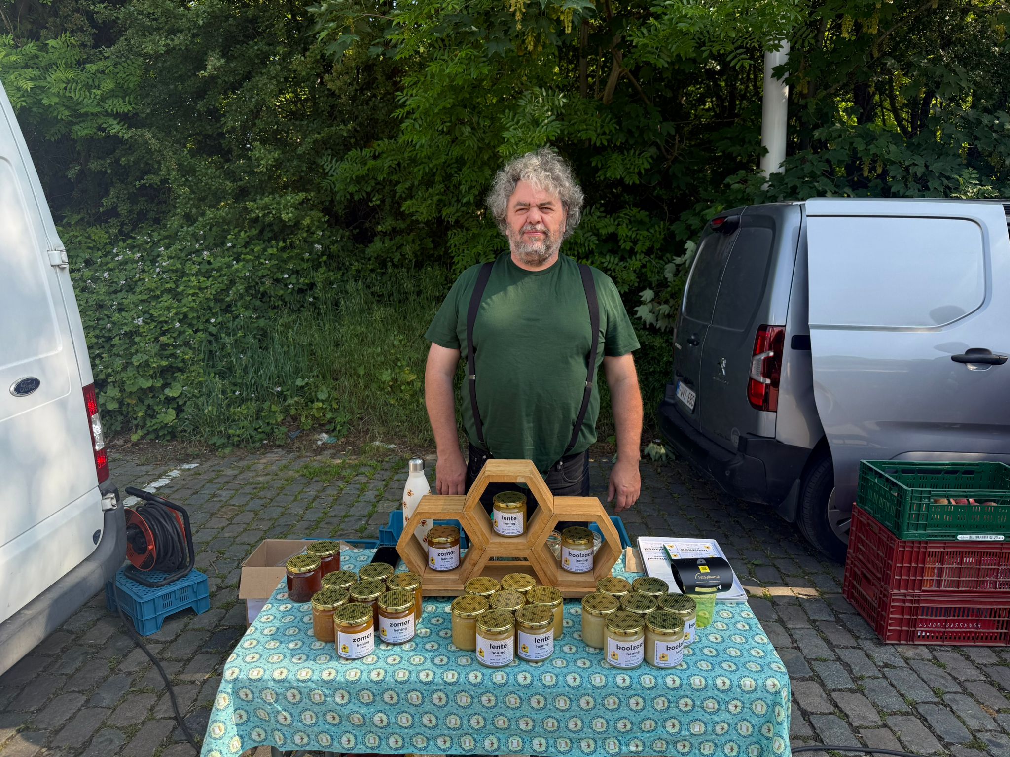 Marktkramer Foto