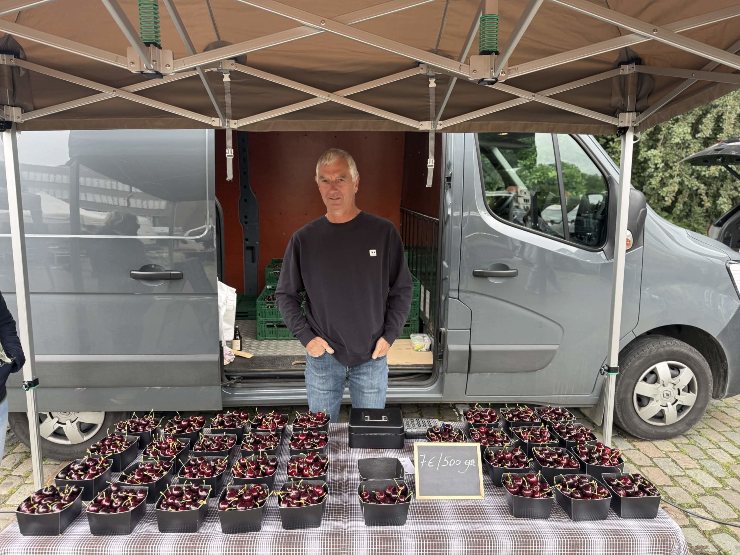 Marktkramer Foto