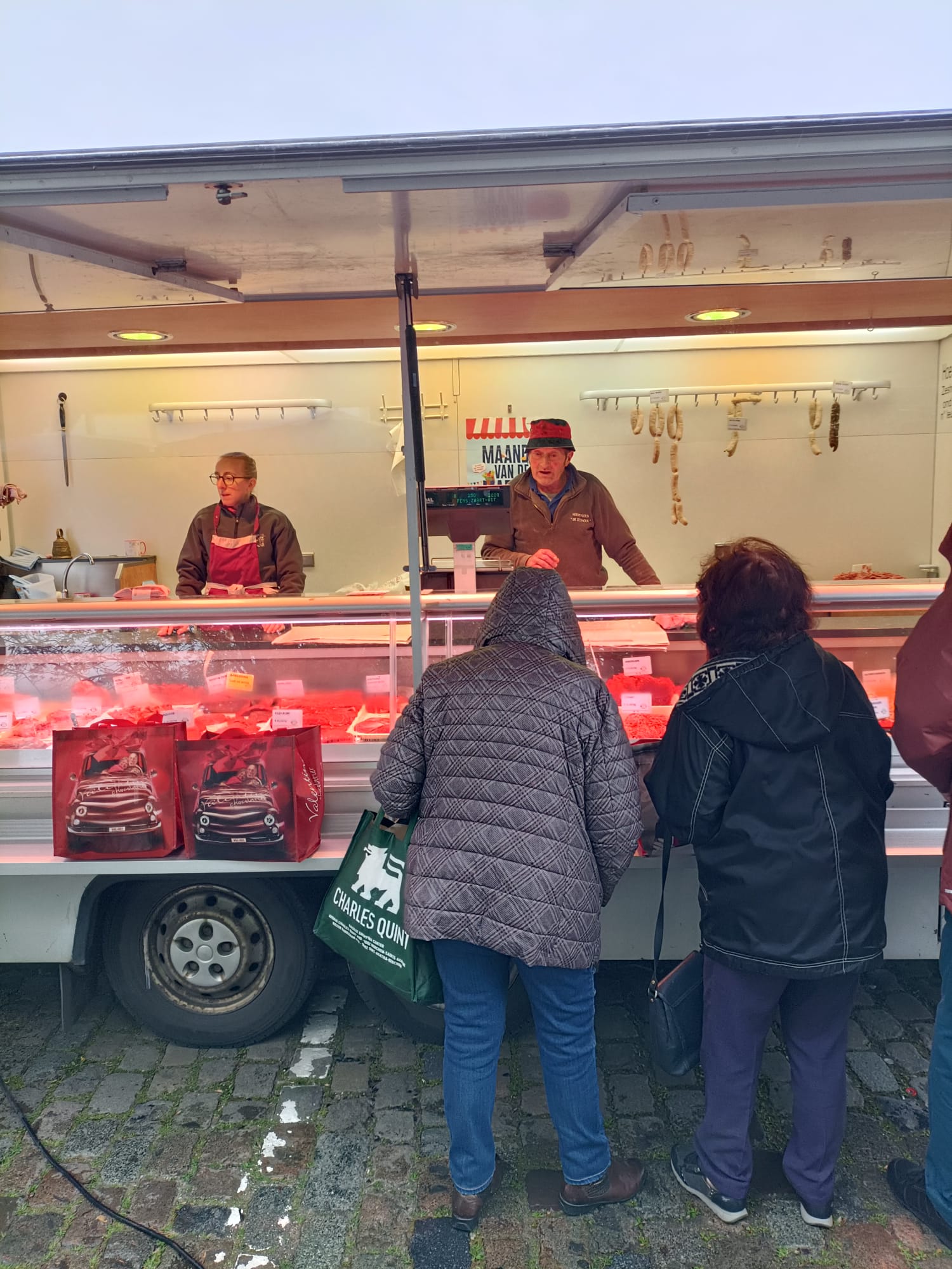 Marktkramer Foto