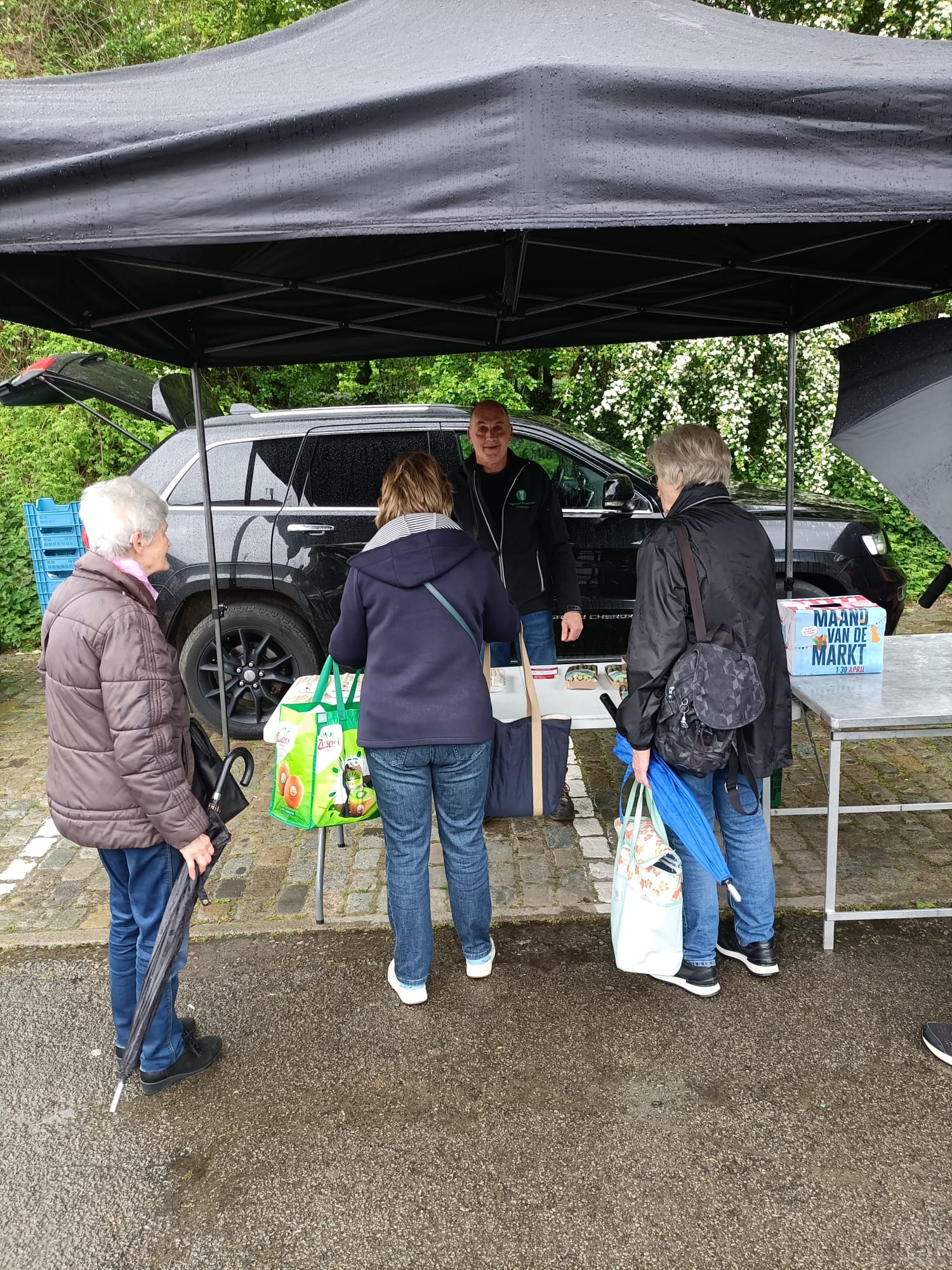 Marktkramer Foto